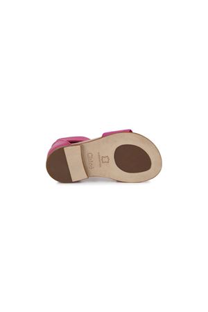 sandalo in pelle fucsia CHLOE' KIDS | C2003649L